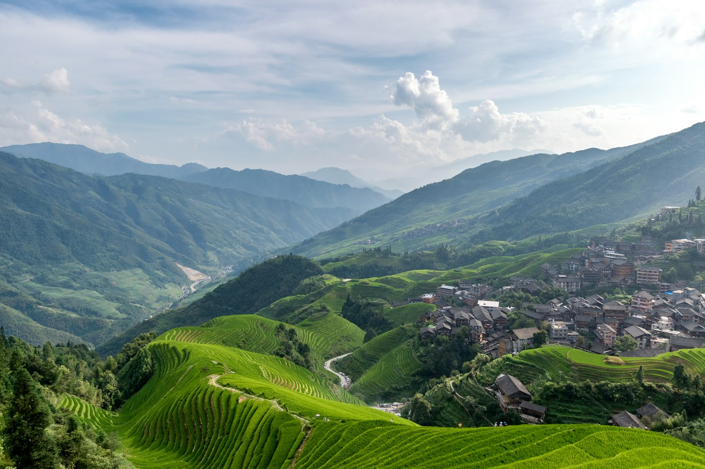 Yunnan highlands scenery on a halal China tour